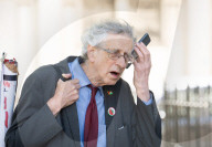 Piers Corbyn arrives at Westminster Magistrates' court London, UK. 