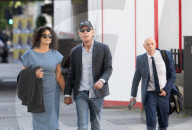 Laurence Fox and his partner Elizabeth Barker arriving at Westminster Magistrates' Court 
London, UK.