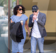 Laurence Fox and his partner Elizabeth Barker arriving at Westminster Magistrates' Court 
London, UK.