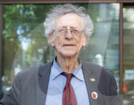 Piers Corbyn arrives at Westminster Magistrates' court London, UK. 