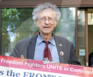 Piers Corbyn arrives at Westminster Magistrates' court London, UK. 