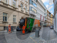 Garbage Collection In The Center Of Prague