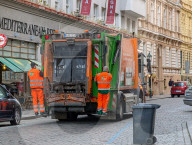 Garbage Collection In The Center Of Prague
