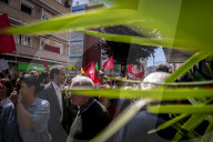 Pedro Nuno Santos During A Political Rally In Lisbon