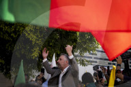 Pedro Nuno Santos During A Political Rally In Lisbon