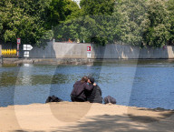 Riverside Relaxation By The Vltava River In Prague