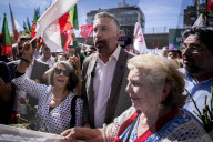 Pedro Nuno Santos During A Political Rally In Lisbon