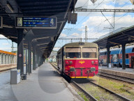Masarykovo Railway Station In Prague