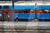 Masarykovo Railway Station In Prague