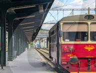 Masarykovo Railway Station In Prague