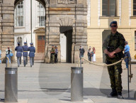 Changing Of The Guard Of The President Of The Czech Republic At Prague Castle