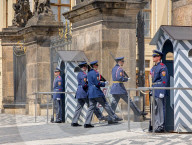 Changing Of The Guard Of The President Of The Czech Republic At Prague Castle