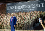 Trump visits US troops stationed in Qatar