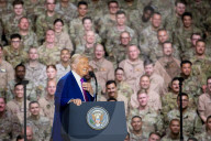 Trump visits US troops stationed in Qatar