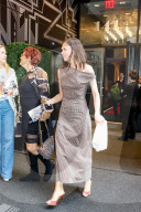 Sutton Foster Exits Drama League Awards in NYC