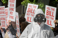 Protest Held In London As MPs Debate Assisted Dying Bill
