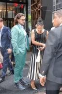 Audra McDonald and boyfriend step out after the Drama League Awards
