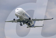 Beluga XL6 taking off from Toulouse Blagnac Airport
