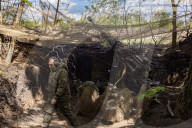 Ukrainian Servicemen Of The 127th Territorial Defence Brigade