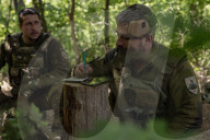 Ukrainian Servicemen Of The 127th Territorial Defence Brigade