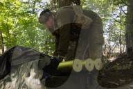Ukrainian Servicemen Of The 127th Territorial Defence Brigade
