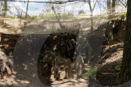 Ukrainian Servicemen Of The 127th Territorial Defence Brigade