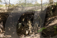 Ukrainian Servicemen Of The 127th Territorial Defence Brigade
