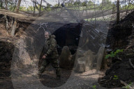 Ukrainian Servicemen Of The 127th Territorial Defence Brigade