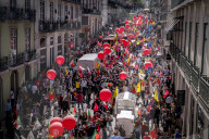 Pedro Nuno Santos During In The Last Political Rally In Lisbon