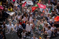 Pedro Nuno Santos During In The Last Political Rally In Lisbon