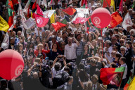 Pedro Nuno Santos During In The Last Political Rally In Lisbon