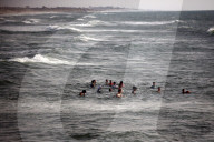 Palestinians In Gaza Go To The Beach 