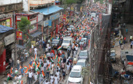 Tricolor Flag March To The Of Indian Military's ''Operation Sindoor'' In Kolkata
