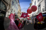 Pedro Nuno Santos During In The Last Political Rally In Lisbon