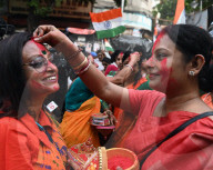 Tiranga Rally In India To Celebrate The Success Of Armed Forces.