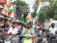 Tiranga Rally In India To Celebrate The Success Of Armed Forces.