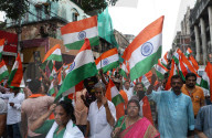 Tricolor Flag March To The Of Indian Military's ''Operation Sindoor'' In Kolkata