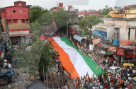 Tricolor Flag March To The Of Indian Military's ''Operation Sindoor'' In Kolkata