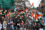 Tricolor Flag March To The Of Indian Military's ''Operation Sindoor'' In Kolkata