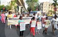 School Student's  Solidarity March In Kolkata, India