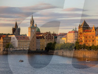 Sunset In Prague