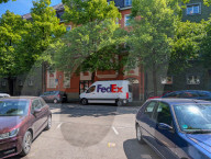 FedEx Van In Residential Area Of Munich