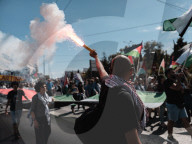 Demonstration About 77th Anniversary Of  Nakba In Athens, Greece On 17th Of May 