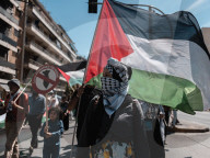 Demonstration About 77th Anniversary Of  Nakba In Athens, Greece On 17th Of May 