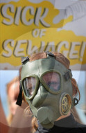 Brighton: Protest Against Sewage In Our Seas