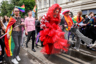 Participants Walk In Pride Parade Krakow