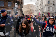 Participants Walk In Pride Parade Krakow