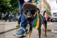Participants Walk In Pride Parade Krakow