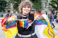 Participants Walk In Pride Parade Krakow