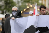 Anti-Immigration Picket In Krakow